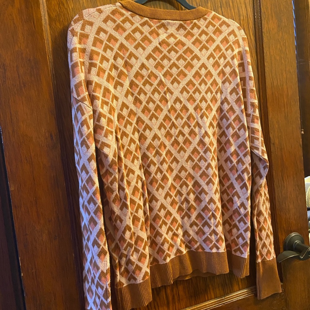 a new day Knit Geographic Pattern Sweater